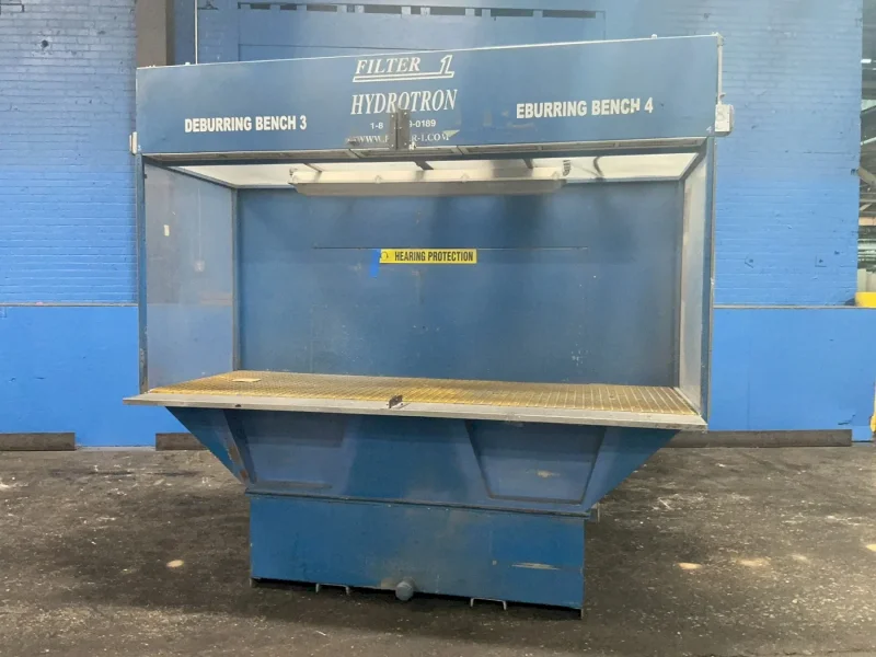 HYDROTON 94” X 35” (X2) /15/3600 HP WET TYPE DUST COLLECTOR AND DOWNDRAFT TBLE  -  DHYD-1-90-15-8-3-MO-VF