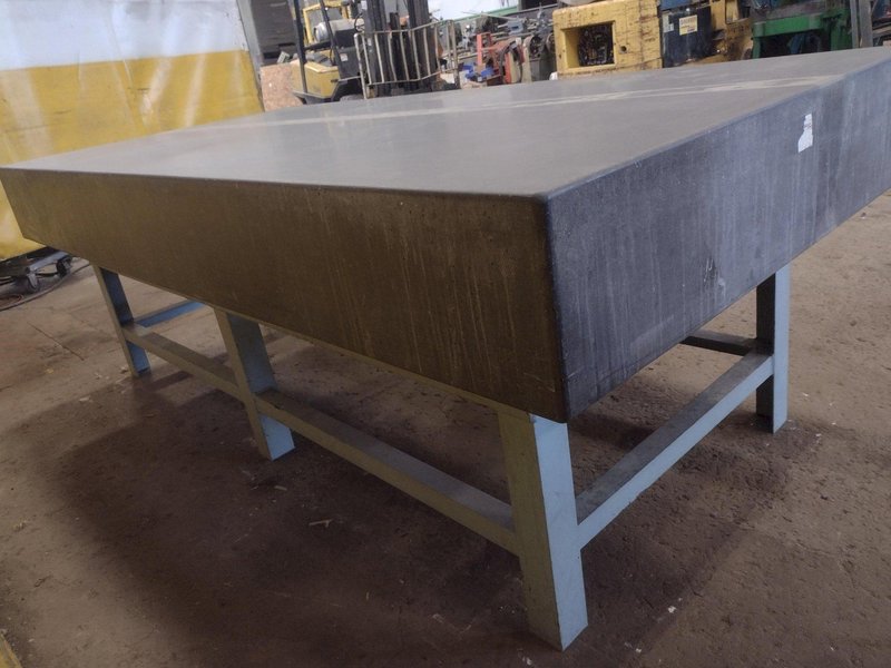 8&#039; X 4&#039; X 10&quot; CHALLENGE PRECISION LAYOUT INSPECTION GRANITE TABLE: STOCK #23792
