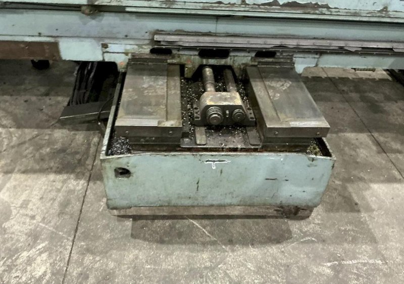 4" NOMURA B-100WP TABLE-TYPE HORIZONTAL BORING MILL 50 TAPER 96" TRAVEL. STOCK # 0543926