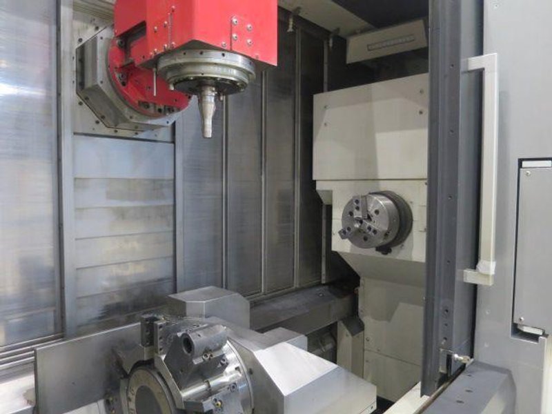 DMG Mori Seiki NTX2000/1500S Multi-Axis CNC Lathe with Milling Spindle, Lower Turret.