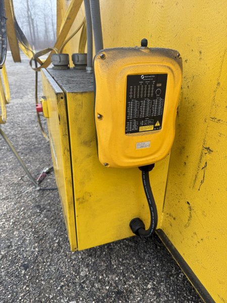 10 TON X 57’ SHAW-BOX DOUBLE GIRDER OVERHEAD BRIDGE CRANE, WITH 12.5 TON SHAW-BOX HOIST: YOBRO #24731