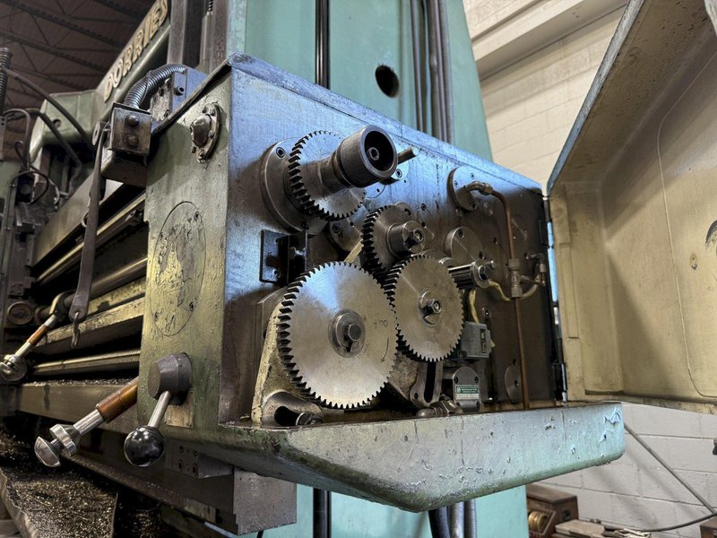 110&quot; DORRIES 3-HEAD VERTICAL TURRET LATHE VTL, 60&quot; PART HEIGHT: YOBRO #23904