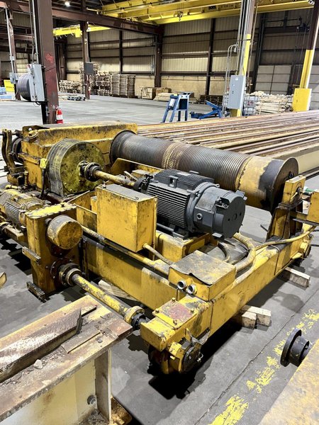30 TON X 61'8" ZENAR DOUBLE GIRDER OVERHEAD BRIDGE CRANE 40' LIFT, CLASS D : YOBRO #25191