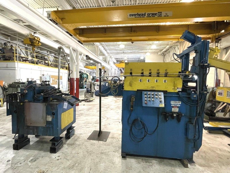 6,000 lbs. x 18" Wide Dallas Double End Servo Conventional Coil Feed Line, New 1998