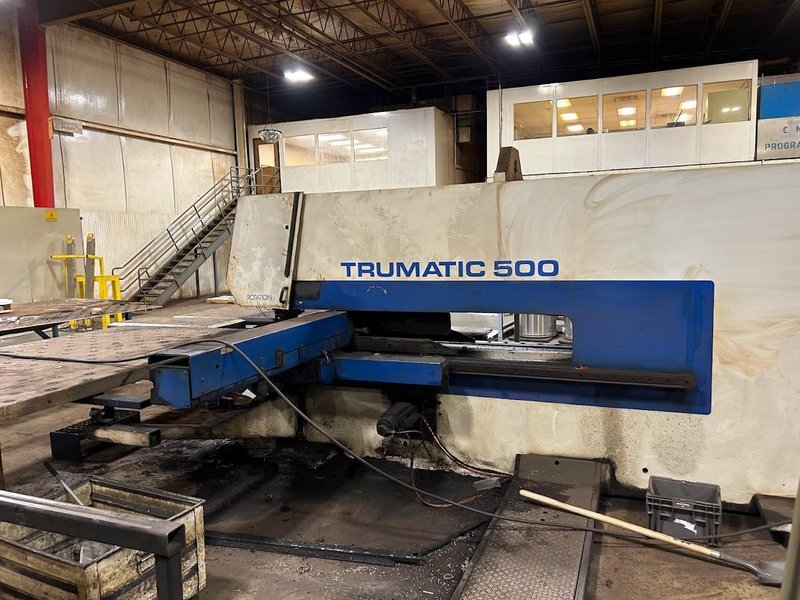 22 TON TRUMPF MODEL #TRUMATIC 500 CC ROTARY TURRET PUNCH: STOCK #19566