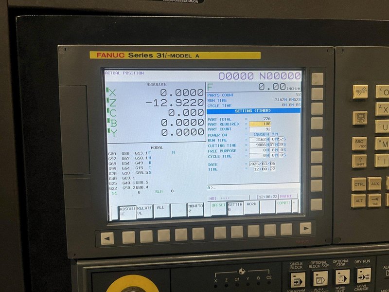 2011 Doosan Puma 2600SY CNC Lathe For Sale