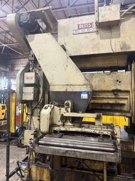 100 TON BLISS MODEL #H2-100-48X30 SSDC STAMPING PRESS &amp; 24" VAMCO SHEAR: YOBRO #25763