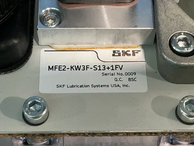 SKF CENTRALIZED LUBRICATION PUMP UNIT  -  MFE2-KW3F-S13+1FV