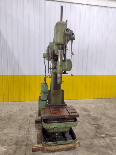 28&quot; CINCINNATI BICKFORD MODEL #3L GEARED HEAD SINGLE SPINDLE  DRILL: STOCK #22815