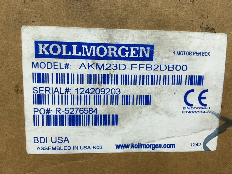 KOLLMORGEN PM SERVOMOTOR   -  AKM23D-EFB2DB00