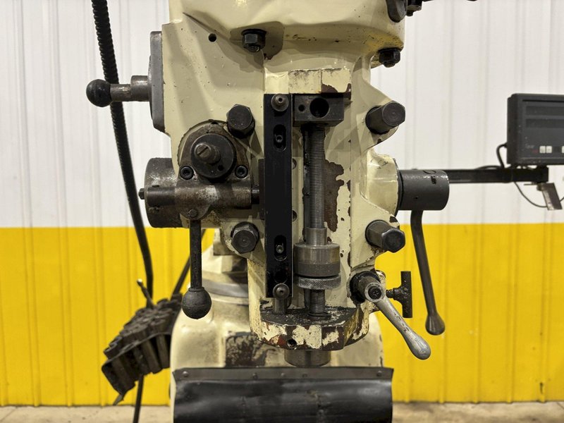 3 HP ACER MODEL #3VK3-HP RAM TYPE VERTICAL MILL WITH DIGITAL READ OUTS: STOCK #23061