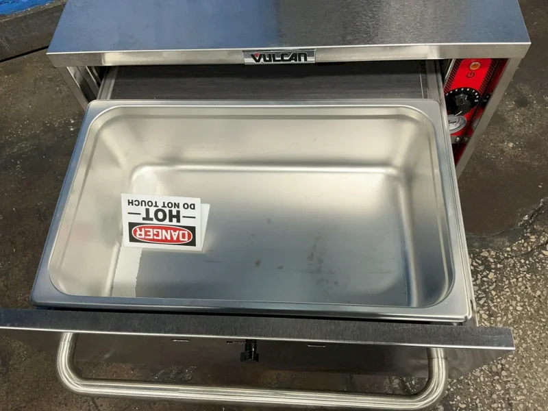 VULCAN THREE 21”X13”X6” DRAWERS COMMERCIAL FOOD WARMER  -  VW3S