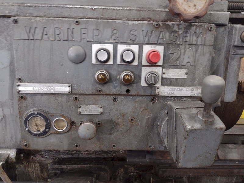 2A WARNER &amp; SWASEY MODEL 2A CROSS SLIDING TURRET LATHE: YOBRO #25009