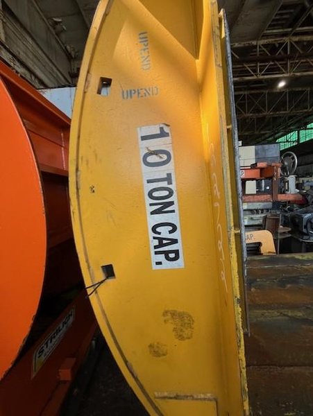 10 TON X 60&quot; X 48&quot; WEST BEND MODEL #CR2000 MOTORIZED COIL UPENDER TIPPER  STOCK# 4064