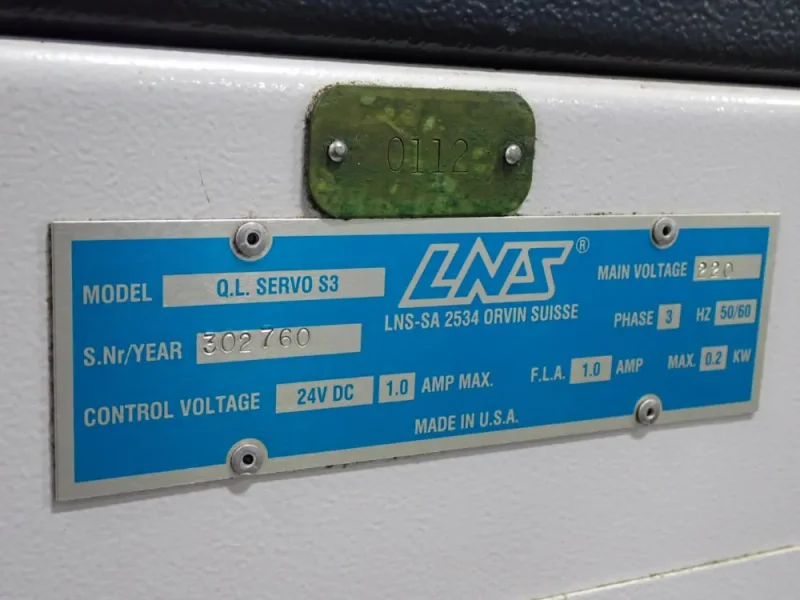 LNS 63" AUTOMATIC BAR FEEDER   -  Q.L.SERVO S3