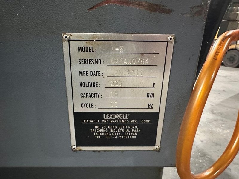 Leadwell T5 CNC Gang Slide Lathe