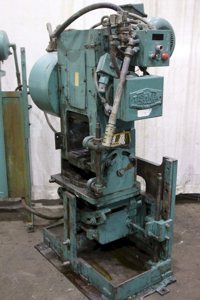 25 TON TISHKEN MODEL #COT-8 CUTOMATIC CUTOFF PRESS: STOCK #70958