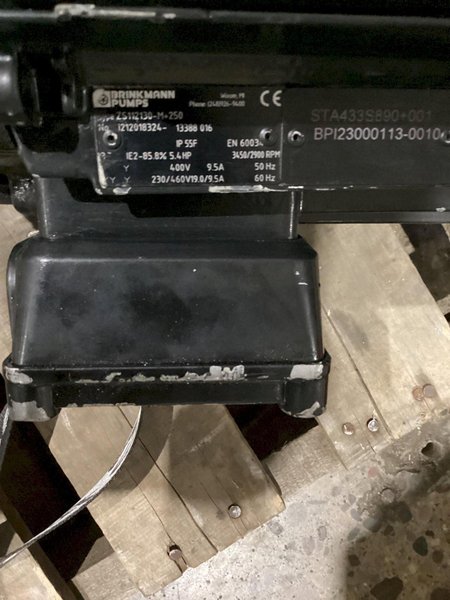 BRINKMANN PUMPS ZS112130-M+250 230/460V 19.0/9.5A PUMP USED