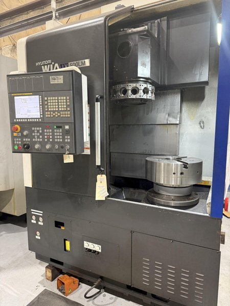 2018 Hyundai Wia LV500LM CNC Vertical Lathe For Sale