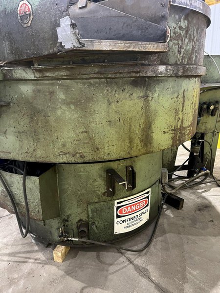 20 FT X 72&quot; ROTOFINISH SPIRATRON MODEL ST-20-MSAX ROTARY BOWL VIBRATORY PARTS DEBURRING FINISHER: STOCK #20083