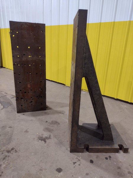 15&quot; X 20&quot; X 42&quot; SET OF (2) ANGLE PLATES: STOCK #18299