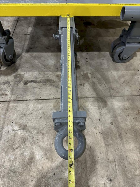 10,000 LBS X 120” X 78” HEAVY DUTY ROLLING TRANSFER CARTS: STOCK #19972