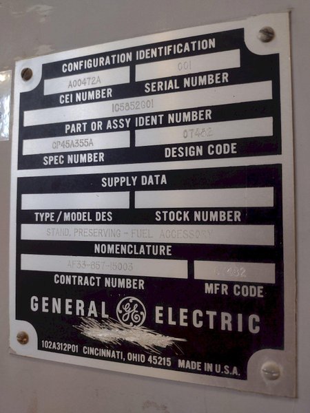 G E LAB TEST STATION: STOCK #17325