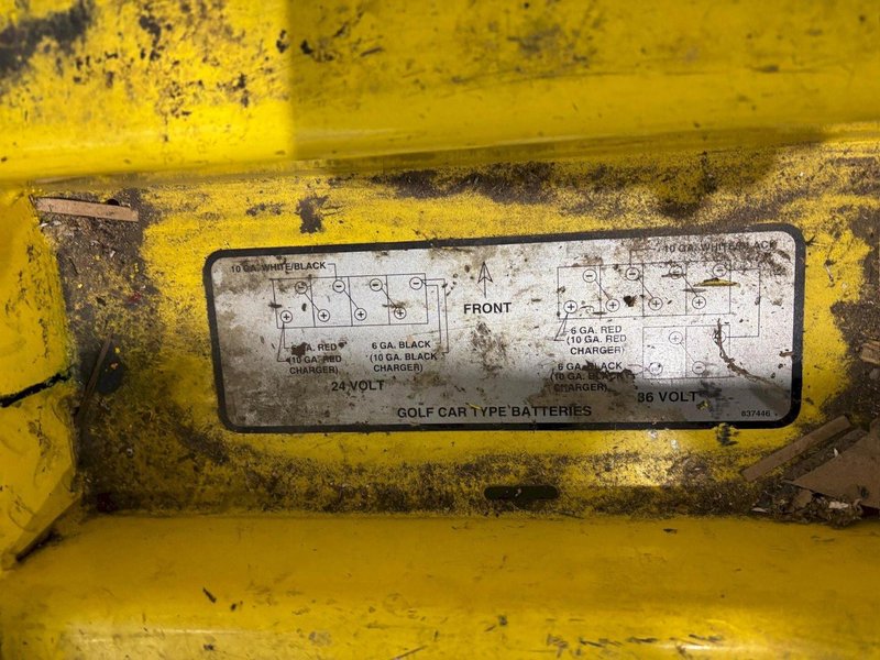 36 VOLT CUSHMAN MODEL #898361 CHASER/TUGGER CART: YOBRO #24653