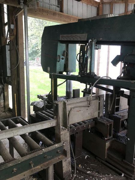 40" W X 20" H PEERLESS MODEL #SHB-4020S HORIZONTAL SEMI-AUTOMATIC BANDSAW: STOCK #20494