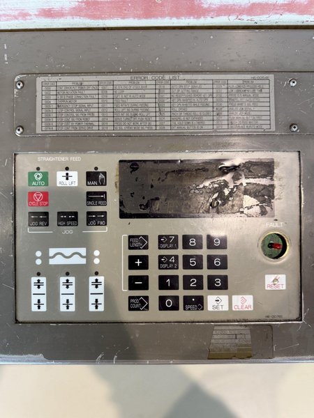 3,300 LB x 11.8&quot; x .126&quot; ORII SERVO FEEDLINE W/ DUAL UNCOILER. STOCK # 0130025.