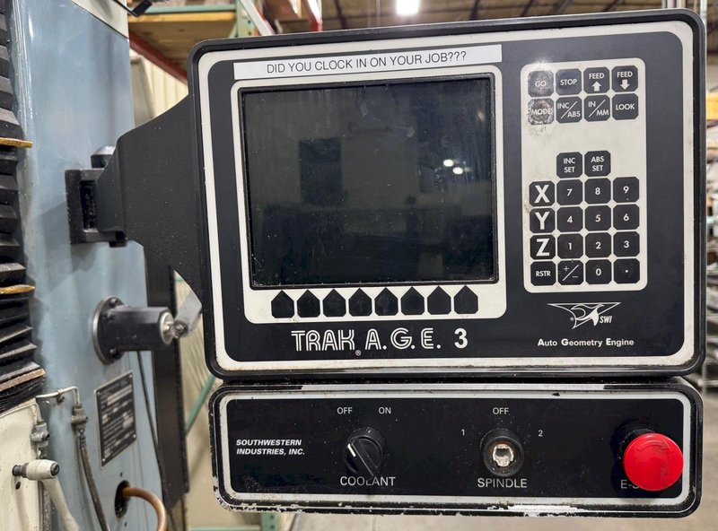 SWI TRAK CNC Vertical Mill DPM, 3-Axis, Bed Type, A.G.E. 3 Control