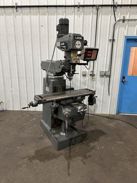 2 HP LAGUN RAM TYPE VERTICAL MILL: STOCK #77614