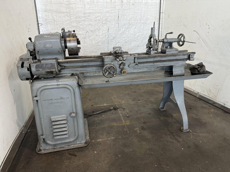 10.5" X 36" SHELDON ENGINE LATHE. STOCK # 0895124
