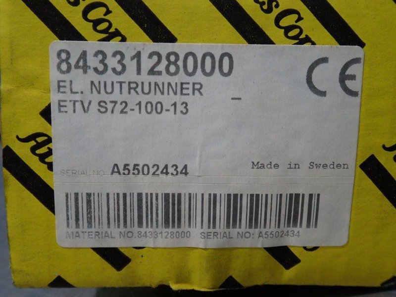 Atlas Copco  Nutrunner  - 8433128000 / Etv S72-100-13