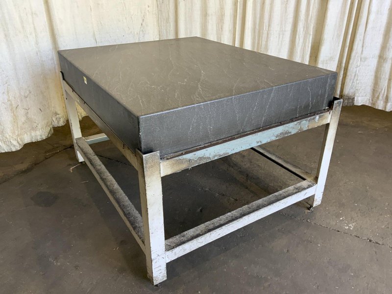 60" X 48'' BLACK PRECISION GRANITE SURFACE PLATE: STOCK #81233