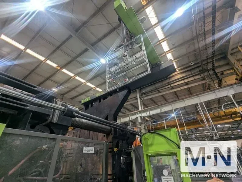1500 TON 134 OZ ENGEL MODEL DUO 7050/1500WP INJECTION MOLDING MACHINE MFG 2015