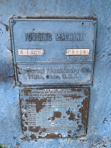 6&quot; NATIONAL UPSETTER: STOCK #10528