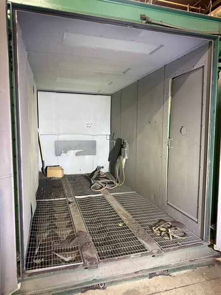 7' X 14' X 8' CLEMCO BLAST ROOM. STOCK #0431826
