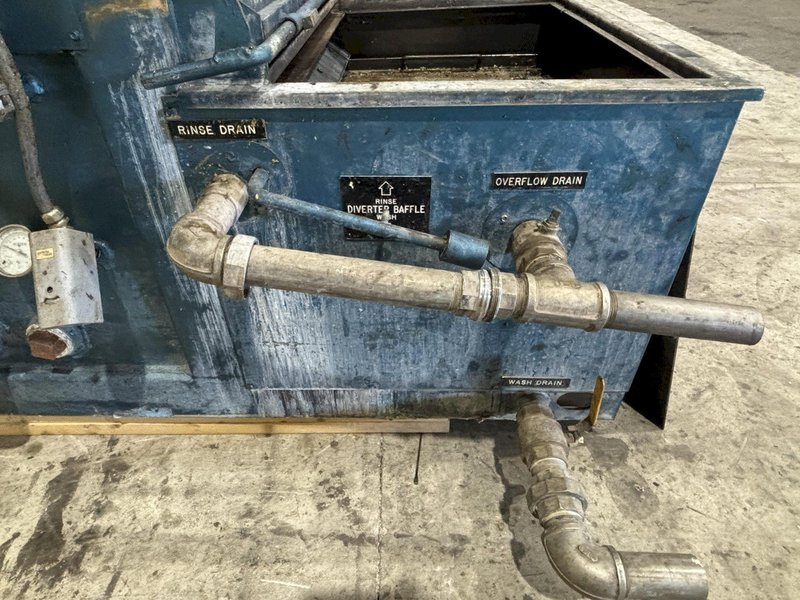 48&quot; TABLE X 72&quot; HIGH PMW MODEL #812-72 ROTARY TABLE PARTS WASHER, ELECTRIC HEAT: STOCK #21884
