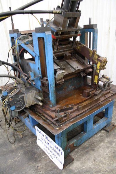 15 TON (EST) TISHKEN INCLINE HYDRAULIC CUTOFF PRESS:  STOCK #67389