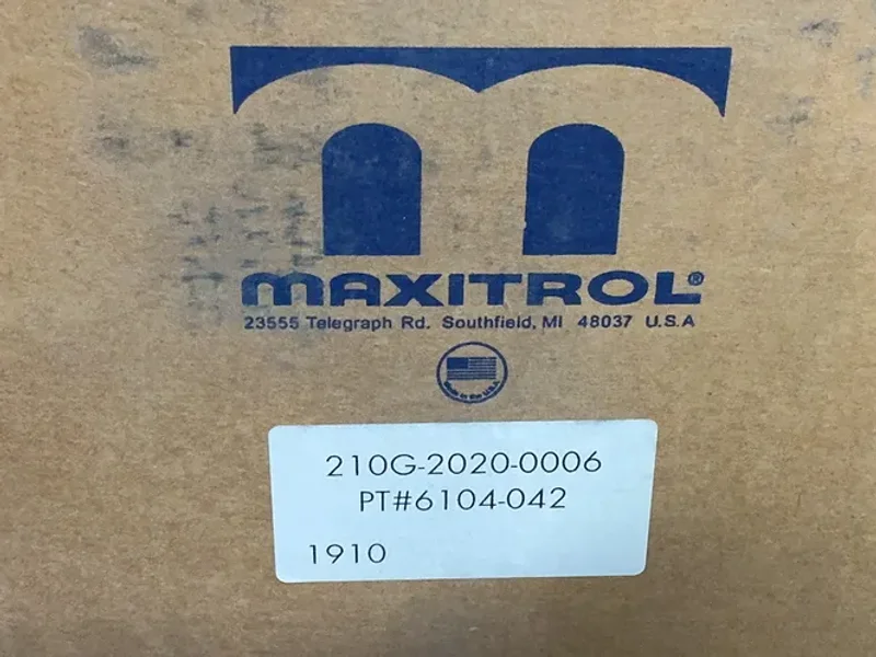MAXITROL 2-12" 10PSIG MAX GAS PRESSURE REGULATOR  -  210G-2020-0006