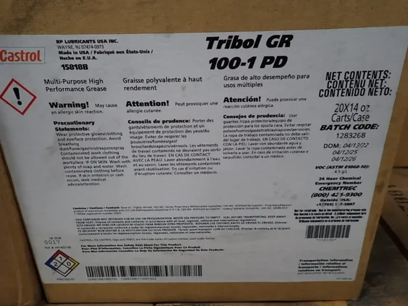 CASTROL 14 OZ HIGH-PREFORMANCE BEARING GREASE  -  TRIBOL GR 100-1 PD