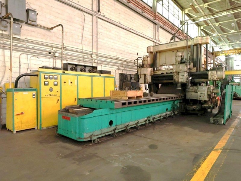 (100HP) 76" X 268" INGERSOLL DUAL HEAD/DOUBLE SIDED PLANER MILL. STOCK # 0112126