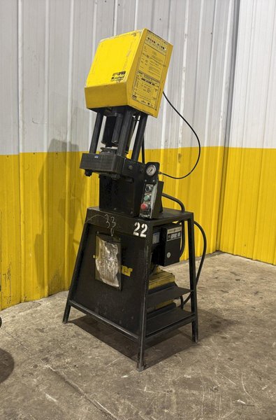 1.25" PARKER SUPER-KRIMP HYDRAULIC HOSE CRIMPER &amp; CRIMP DIES, WITH ENERPAC HYDRAULIC UNIT: YOBRO #25556