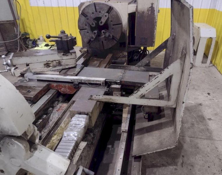 35" X 120" WILLIS PK35 HOLLOW SPINDLE ENGINE LATHE 10" HOLE. STOCK # 0547226