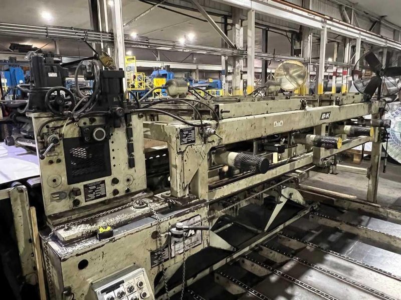 72" x 0.135" x 40,000# B &amp; K Cut To Length Line