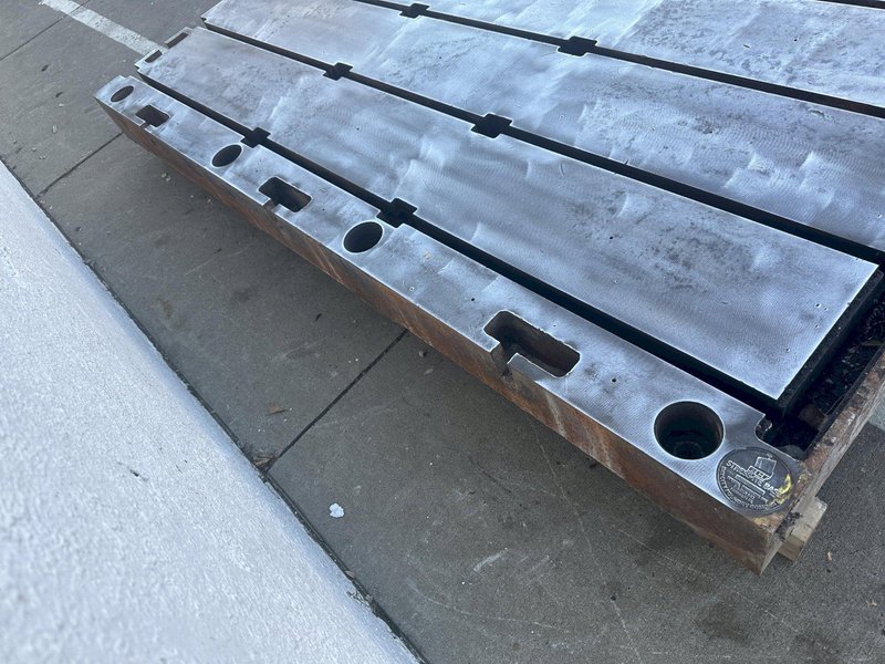 8&#039; X 20&#039; X 7&quot; BAY CITY T SLOTTED FLOOR PLATES: STOCK #75017