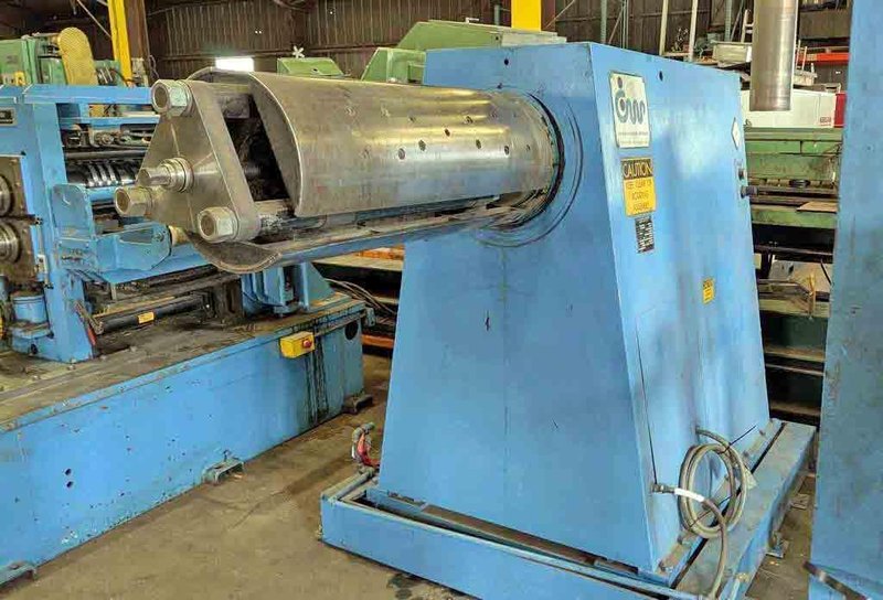 24" x 5.00" x 10,000# Ruesch Slitting Line (14701)