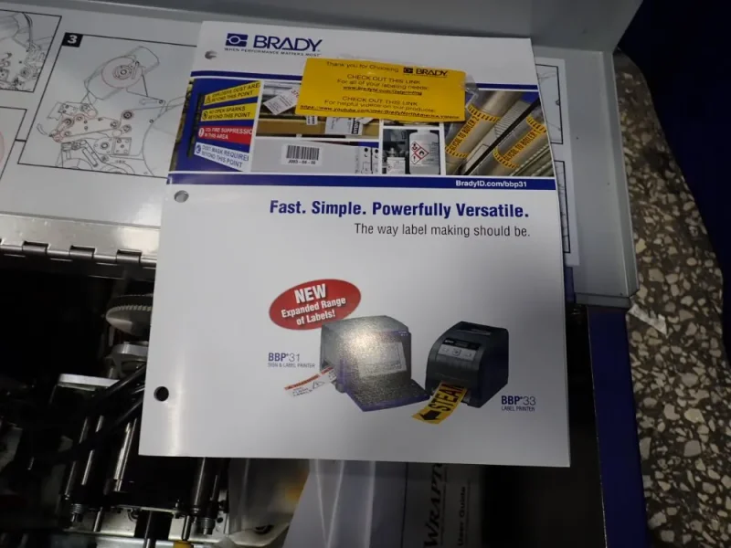 BRADY PRINTER APPLICATOR  -  WRAPTOR