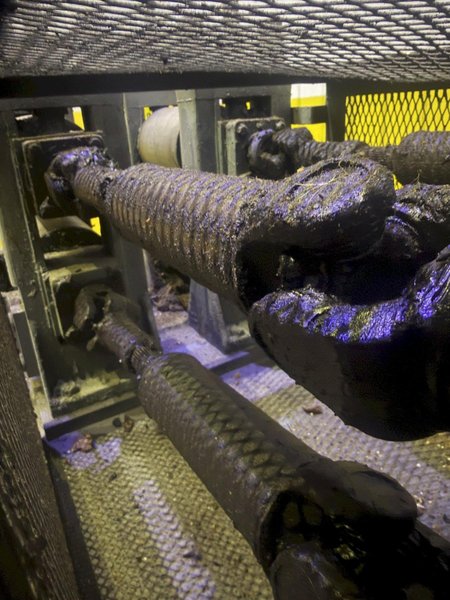 8" WIDE YODER 4-ROLL POWERED COIL FEEDER: YOBRO #24666